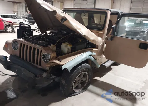 1999 Jeep Wrangler Sport from USA, damaged, VIN 1J4FY19S7XP407323